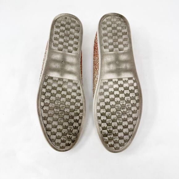 [Birdies] The Swift Ombre Pixie Dust Sparkle Pink Silver Slip On Sneakers Size 9 - Picture 11 of 12